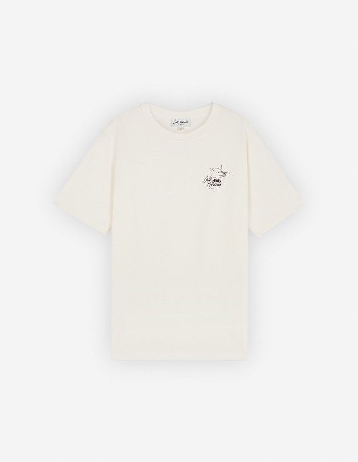 【メゾン キツネ/MAISON KITSUNE】のCafe Kitsune/CAFE KITSUNE FOX RELAX T-SHIRT インテリア・キッズ・メンズ・レディースファッション・服の通販 founy(ファニー) https://founy.com/ ファッション Fashion レディースファッション WOMEN トップス・カットソー Tops/Tshirt シャツ/ブラウス Shirts/Blouses ロング / Tシャツ T-Shirts ニューヨーク New York フィット Fit プリント Print リラックス Relax 半袖 Short Sleeve 無地 Plain Color |ID: prp329100004202427 ipo3291000000029114205