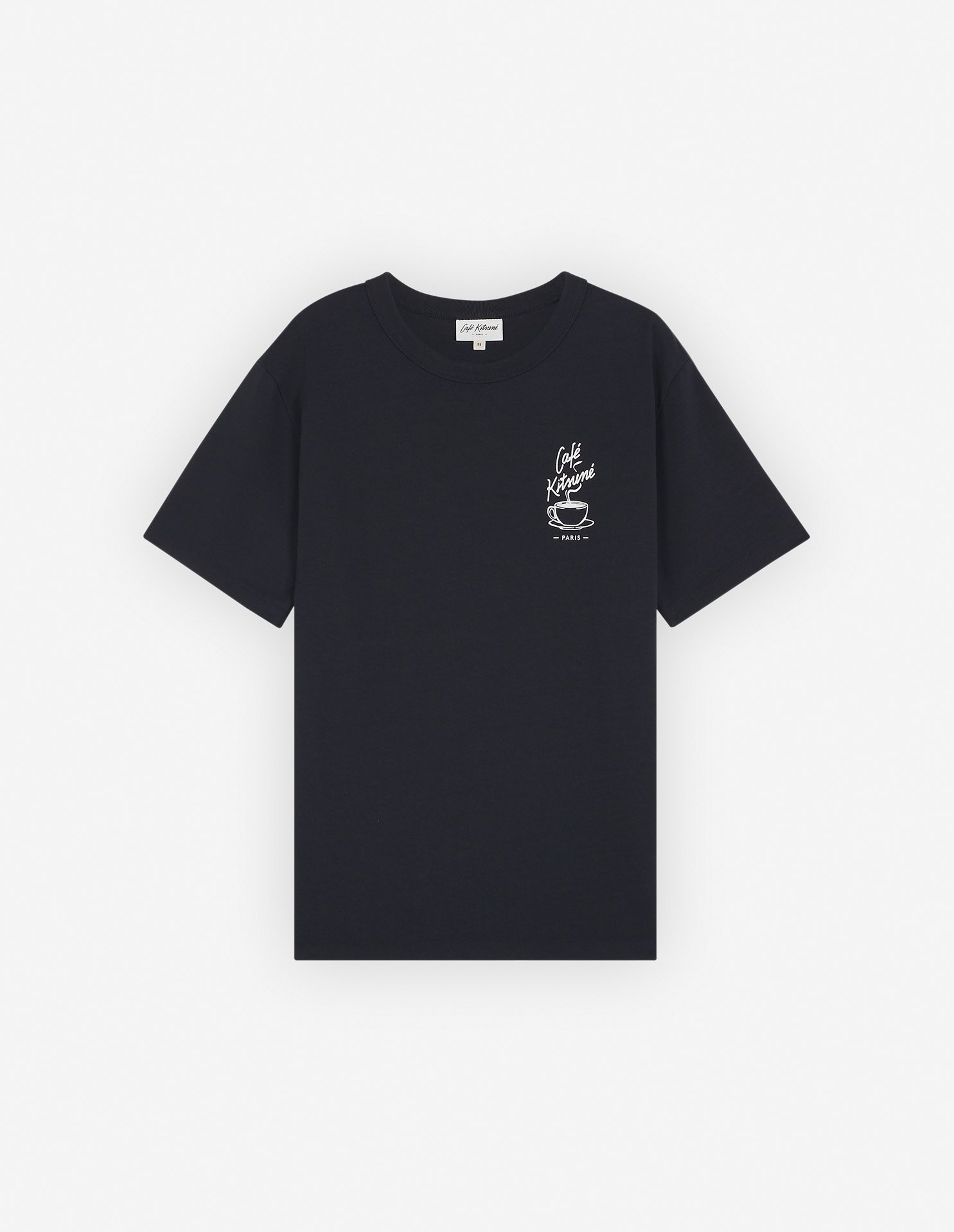 【メゾン キツネ/MAISON KITSUNE】のCafe Kitsune/CAFE KITSUNE COFFEE CUP RELAX T-SHIRT 人気、トレンドファッション・服の通販 founy(ファニー) 　ファッション　Fashion　レディースファッション　WOMEN　トップス・カットソー　Tops/Tshirt　シャツ/ブラウス　Shirts/Blouses　ロング / Tシャツ　T-Shirts　ニューヨーク　New York　フィット　Fit　プリント　Print　リラックス　Relax　半袖　Short Sleeve　無地　Plain Color　 other-1|ID: prp329100004202428 ipo3291000000029114210