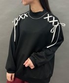 【アクシーズファム/axes femme】のレースアップカットプルオーバー 人気、トレンドファッション・服の通販 founy(ファニー) ファッション Fashion レディースファッション WOMEN トップス・カットソー Tops/Tshirt プルオーバー Pullover おすすめ Recommend カットソー Cut And Sew コンパクト Compact ショート Short ボトム Bottom ラップ Wrap レース Race 楽ちん Easy thumbnail 黒|ID: prp329100004202431 ipo3291000000029114224