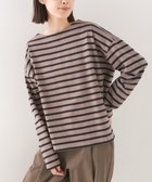 【その他のブランド/Other】の10番単ボーダーワイドシルエットスリット長袖Tシャツ 247-モカ×ブラック|ID: prp329100004202454 ipo3291000000029971759