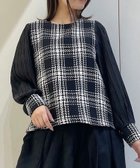 【アクシーズファム/axes femme】のチェックツイードプリーツプルオーバー 人気、トレンドファッション・服の通販 founy(ファニー) ファッション Fashion レディースファッション WOMEN トップス・カットソー Tops/Tshirt プルオーバー Pullover エレガント 上品 Elegant カーディガン Cardigan クラシカル Classical シューズ Shoes シンプル Simple ジャケット Jacket スニーカー Sneakers チェック Check ツイード Tweed トレンド Trend バレエ Ballet プリーツ Pleats thumbnail 黒|ID: prp329100004202458 ipo3291000000029114355