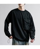 【ロッキーモンロー/Rocky Monroe】の裏起毛カットカルゼ ドローコードロンT 人気、トレンドファッション・服の通販 founy(ファニー) ファッション Fashion レディースファッション WOMEN トップス・カットソー Tops/Tshirt ロング / Tシャツ T-Shirts アウトドア Outdoor ドローコード Draw Cord フラップ Flap ポケット Pocket メンズ Mens ロング Long ワイド Wide おすすめ Recommend エレガント 上品 Elegant thumbnail 3.ブラック|ID: prp329100004202469 ipo3291000000029114410