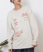 【プードゥドゥ/POU DOU DOU】のイラストプリントロンT 人気、トレンドファッション・服の通販 founy(ファニー) ファッション Fashion レディースファッション WOMEN トップス・カットソー Tops/Tshirt ロング / Tシャツ T-Shirts イラスト Illustration スマート Smart ランダム Random ルーズ Loose thumbnail オートミール|ID: prp329100004202495 ipo3291000000029114502