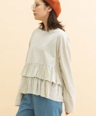 【プードゥドゥ/POU DOU DOU】のティアードフリルトップス 人気、トレンドファッション・服の通販 founy(ファニー) ファッション Fashion レディースファッション WOMEN トップス・カットソー Tops/Tshirt おすすめ Recommend スマート Smart デニム Denim バランス Balance フリル Frills ボトム Bottom thumbnail オートミール|ID: prp329100004202498 ipo3291000000029240959