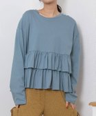 【プードゥドゥ/POU DOU DOU】のティアードフリルトップス 人気、トレンドファッション・服の通販 founy(ファニー) ファッション Fashion レディースファッション WOMEN トップス・カットソー Tops/Tshirt おすすめ Recommend スマート Smart デニム Denim バランス Balance フリル Frills ボトム Bottom thumbnail ブルー|ID: prp329100004202498 ipo3291000000029240960