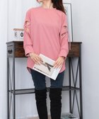 【ミニミニストア/miniministore】のTシャツカットソー ゆったりトップス 人気、トレンドファッション・服の通販 founy(ファニー) ファッション Fashion レディースファッション WOMEN トップス・カットソー Tops/Tshirt シャツ/ブラウス Shirts/Blouses ロング / Tシャツ T-Shirts カットソー Cut and Sewn カットソー Cut And Sew リボン Ribbon リラックス Relax ロング Long 定番 Standard 無地 Plain Color ビジネス 仕事 通勤 Business thumbnail ピンク|ID: prp329100004202501 ipo3291000000029241007