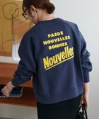 【ディスコート/Discoat】の【WEB限定】サガラ刺繍ロゴラグランスウェット 人気、トレンドファッション・服の通販 founy(ファニー) ファッション Fashion レディースファッション WOMEN トップス・カットソー Tops/Tshirt パーカ Sweats スウェット Sweat コンパクト Compact スウェット Sweat フランス France フロント Front thumbnail ネイビー|ID: prp329100004202536 ipo3291000000029188777