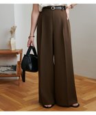 【ディスコート/Discoat】のよくばり2タックワイドパンツ 人気、トレンドファッション・服の通販 founy(ファニー) ファッション Fashion レディースファッション WOMEN パンツ Pants センター Center ポケット Pocket おすすめ Recommend thumbnail ブラウン|ID: prp329100004202775 ipo3291000000032522028