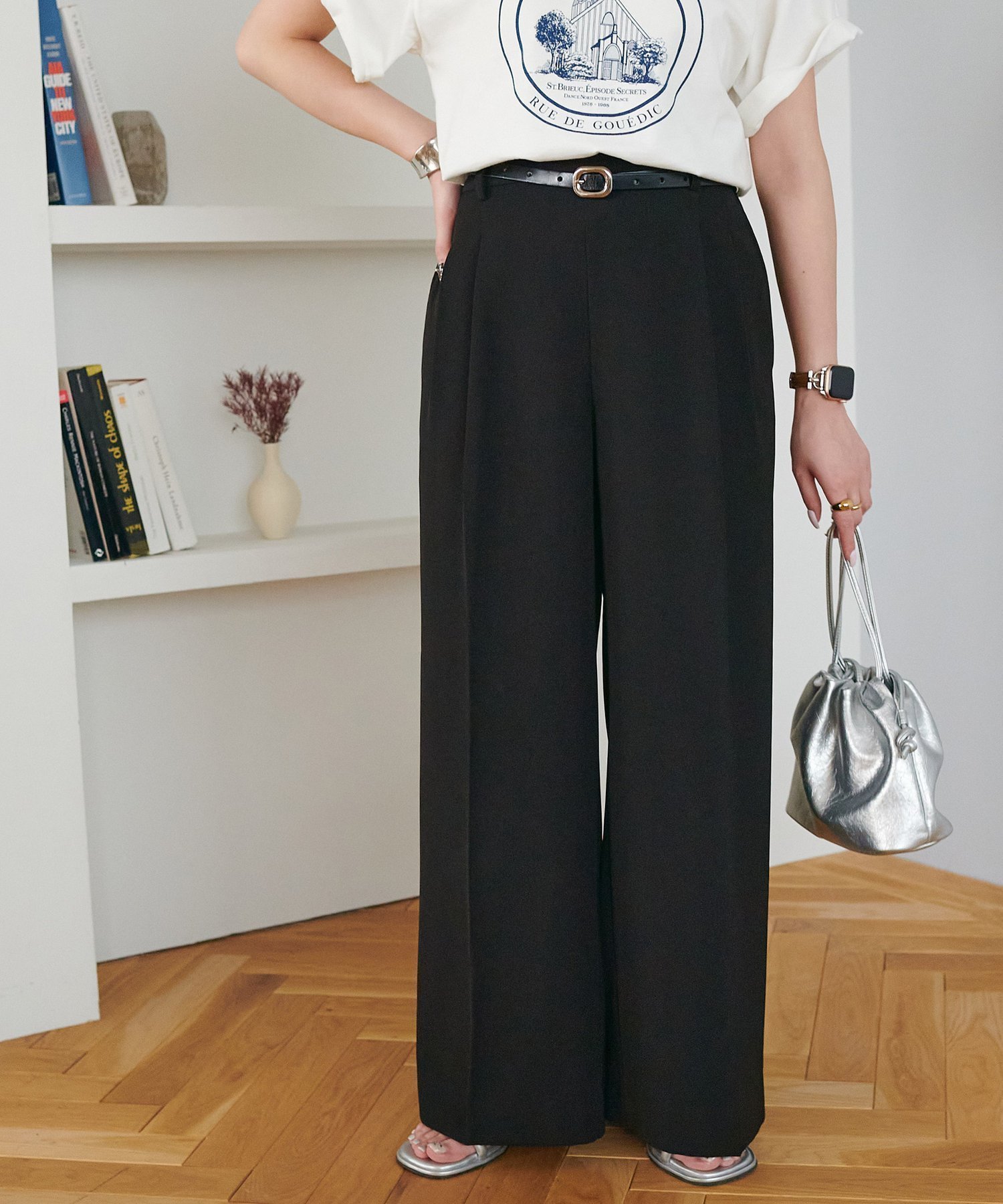 【ディスコート/Discoat】のよくばり2タックワイドパンツ 人気、トレンドファッション・服の通販 founy(ファニー) 　ファッション　Fashion　レディースファッション　Fashion for Women　パンツ　Pants & Trousers　センター　Center, Center Line　ポケット　Pocket, Pocket Detail　おすすめ　Recommended / Our Picks　 other-1|ID: prp329100004202775 ipo3291000000033940658