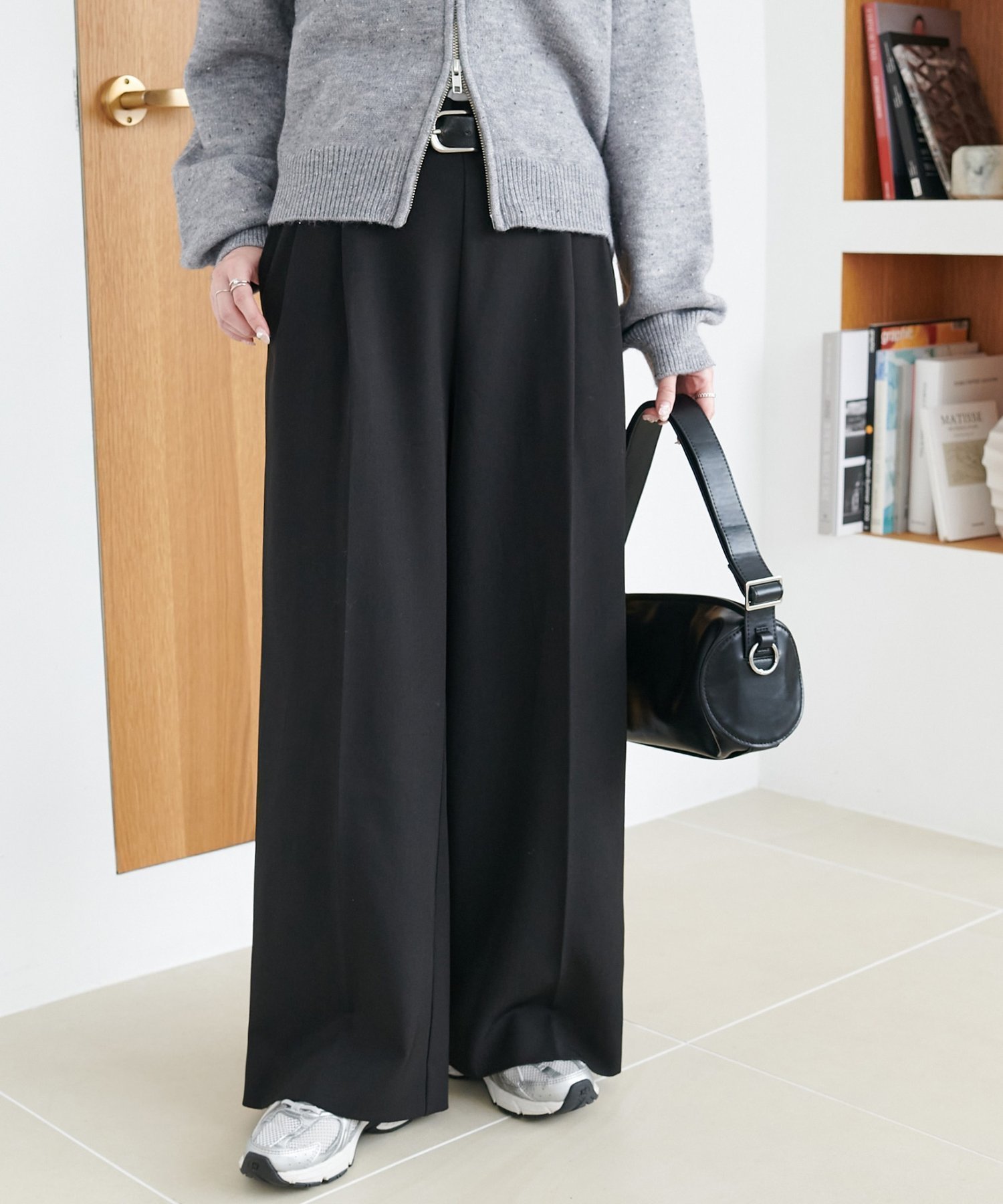 【ディスコート/Discoat】のよくばり2タックワイドパンツ インテリア・キッズ・メンズ・レディースファッション・服の通販 founy(ファニー) ファッション Fashion レディースファッション Fashion for Women パンツ Pants & Trousers センター Center, Center Line ポケット Pocket, Pocket Detail おすすめ Recommended / Our Picks ブラック|ID: prp329100004202775 ipo3291000000034568388