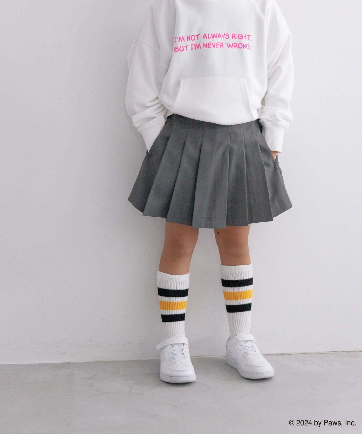 【ローリーズファーム/LOWRYS FARM / KIDS】のTRプリーツスカート インテリア・キッズ・メンズ・レディースファッション・服の通販 founy(ファニー) 　ファッション　Fashion　キッズファッション　KIDS　おすすめ　Recommend　ジャケット　Jacket　スウェット　Sweat　プリーツ　Pleats　グレー15|ID: prp329100004202777 ipo3291000000029523489