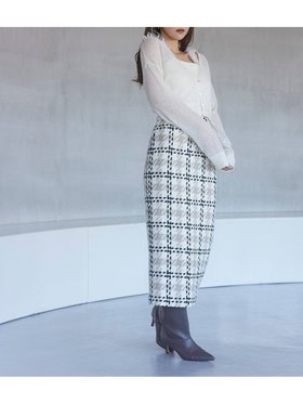 【スナイデル/SNIDEL】のロービングタイトスカート 人気、トレンドファッション・服の通販 founy(ファニー) ファッション Fashion レディースファッション WOMEN スカート Skirt ストレート Straight スリット Slit タイトスカート Tight Skirt チェック Check トレンド Trend 定番 Standard 人気 Popularity ミモレ Mimore 冬 Winter おすすめ Recommend |ID:prp329100004202861