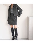 【スナイデル/SNIDEL】のシャギーBOXミニスカート 人気、トレンドファッション・服の通販 founy(ファニー) ファッション Fashion レディースファッション WOMEN スカート Skirt ミニスカート Mini Skirts おすすめ Recommend ストレート Straight セットアップ Set Up ボックス Box ミニスカート Mini Skirt thumbnail GRY[006]|ID: prp329100004202866 ipo3291000000029118628