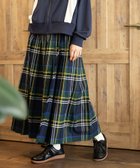 【ニコアンド/niko and】のチェックツイルキルトスカート 人気、トレンドファッション・服の通販 founy(ファニー) ファッション Fashion レディースファッション WOMEN スカート Skirt おすすめ Recommend ジャケット Jacket スウェット Sweat チェック Check プリーツ Pleats マニッシュ Mannish ロング Long 定番 Standard 秋 Autumn/Fall thumbnail グリーンチェック79|ID: prp329100004202959 ipo3291000000029119293