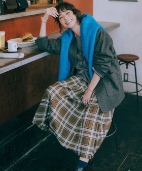 【ニコアンド/niko and】のチェックツイルキルトスカート 人気、トレンドファッション・服の通販 founy(ファニー) ファッション Fashion レディースファッション WOMEN スカート Skirt おすすめ Recommend スウェット Sweat チェック Check プリーツ Pleats マニッシュ Mannish ロング Long 定番 Standard |ID:prp329100004202959