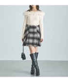 【イング/INGNI】のシャギーチェックボックスプリーツSK 人気、トレンドファッション・服の通販 founy(ファニー) ファッション Fashion レディースファッション WOMEN スカート Skirt thumbnail クロ/オフホワイト|ID: prp329100004203015 ipo3291000000029119643