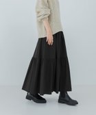 【アーバンリサーチ/URBAN RESEARCH】のコットンティアードロングスカート 人気、トレンドファッション・服の通販 founy(ファニー) ファッション Fashion レディースファッション WOMEN スカート Skirt ロングスカート Long Skirt 2024年 2024 2024-2025秋冬・A/W Aw/Autumn/Winter/Fw/Fall/2024-2025 A/W・秋冬 Aw・Autumn/Winter・Fw・Fall-Winter 冬 Winter おすすめ Recommend ギャザー Gather ショート Short シンプル Simple ティアード Tiered バランス Balance ブロード Broad ベーシック Basic 切替 Switching thumbnail BLACK|ID: prp329100004203086 ipo3291000000029120055