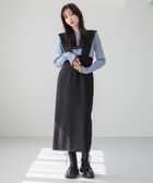 【ローリーズファーム/LOWRYS FARM】の【前後着用可能】2WAYジャンスカ 人気、トレンドファッション・服の通販 founy(ファニー) ファッション Fashion レディースファッション WOMEN A/W・秋冬 Aw・Autumn/Winter・Fw・Fall-Winter おすすめ Recommend インナー Inner コンパクト Compact ジャンスカ Janska メランジ Melange 長袖 Long Sleeve thumbnail ブラック09|ID: prp329100004203095 ipo3291000000029120091