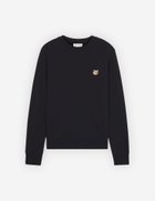 【メゾン キツネ/MAISON KITSUNE / MEN】のMaison Kitsune/FOX HEAD PATCH REGULAR SWEATSHIRT 人気、トレンドファッション・服の通販 founy(ファニー) ファッション Fashion メンズファッション MEN トップス・カットソー Tops/Tshirt/Men パーカ Sweats シャツ Shirts A/W・秋冬 Aw・Autumn/Winter・Fw・Fall-Winter 冬 Winter クラシック Classic パッチ Patch フォックス Fox 無地 Plain Color 長袖 Long Sleeve thumbnail BLACK|ID: prp329100004203097 ipo3291000000029120097