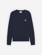 【メゾン キツネ/MAISON KITSUNE / MEN】のMaison Kitsune/FOX HEAD PATCH REGULAR SWEATSHIRT 人気、トレンドファッション・服の通販 founy(ファニー) ファッション Fashion メンズファッション MEN トップス・カットソー Tops/Tshirt/Men パーカ Sweats シャツ Shirts A/W・秋冬 Aw・Autumn/Winter・Fw・Fall-Winter 冬 Winter クラシック Classic パッチ Patch フォックス Fox 無地 Plain Color 長袖 Long Sleeve thumbnail INK BLUE|ID: prp329100004203097 ipo3291000000029120100