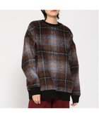 【イング/INGNI】のチェックリブチュニックTOPs 人気、トレンドファッション・服の通販 founy(ファニー) ファッション Fashion レディースファッション WOMEN トップス・カットソー Tops/Tshirt ワンピース Dress チュニック Tunic thumbnail ブラウン|ID: prp329100004203176 ipo3291000000029120409