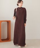 【バブ ブージュルード/Bab Bou Jeloud】のプチハイネック編みニットワンピース 人気、トレンドファッション・服の通販 founy(ファニー) ファッション Fashion レディースファッション WOMEN ワンピース Dress ニットワンピース Knit Dresses シンプル Simple 定番 Standard フィット Fit フロント Front ベスト Vest リラックス Relax ロング Long エレガント 上品 Elegant thumbnail BROWN|ID: prp329100004203223 ipo3291000000029120610