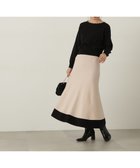 【プロポーション ボディドレッシング/PROPORTION BODY DRESSING】のバイカラーパールニットセットアップ 人気、トレンドファッション・服の通販 founy(ファニー) ファッション Fashion レディースファッション WOMEN トップス・カットソー Tops/Tshirt ニット Knit Tops パール Pearl ボトム Bottom thumbnail ブラック×グレージュ|ID: prp329100004203225 ipo3291000000029232741