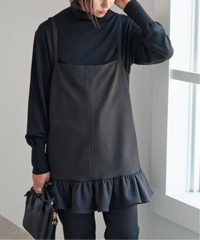 【スピック&スパン/Spick & Span】のジャージペプラムミニワンピース 人気、トレンドファッション・服の通販 founy(ファニー) ファッション Fashion レディースファッション WOMEN ワンピース Dress ジャケット Jacket ストレッチ Stretch デニム Denim トレンド Trend ペプラム Peplum |ID:prp329100004203241