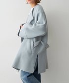 【スピック&スパン/Spick & Span】の110sリバーポンチョ風コート 人気、トレンドファッション・服の通販 founy(ファニー) ファッション Fashion レディースファッション WOMEN アウター Coat Outerwear コート Coats ポンチョ Ponchos ガウン Gown ハイネック High Neck ポンチョ Poncho マフラー Scarf thumbnail サックスブルー B|ID: prp329100004203304 ipo3291000000029529300