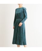 【ローラアシュレイ/LAURA ASHLEY】の【ベルベット】ランナム柄 ワンピース 人気、トレンドファッション・服の通販 founy(ファニー) ファッション Fashion レディースファッション WOMEN ワンピース Dress シンプル Simple ストレッチ Stretch ベルベット Velvet ポケット Pocket thumbnail グリーン|ID: prp329100004203305 ipo3291000000029120934