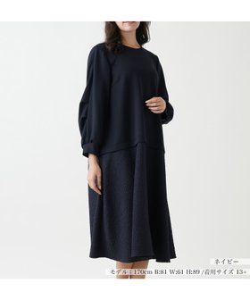 【レリアンプラスハウス/Leilian PLUS HOUSE】の切替ワンピース【THE NEW】【Leilian WHITE LABEL】 人気、トレンドファッション・服の通販 founy(ファニー) ファッション Fashion レディースファッション WOMEN ワンピース Dress エレガント 上品 Elegant トレンド Trend ベーシック Basic 切替 Switching |ID:prp329100004203323