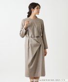 【レリアン/LEILIAN】のワンピース【ETERNAL】 人気、トレンドファッション・服の通販 founy(ファニー) ファッション Fashion レディースファッション WOMEN ワンピース Dress エレガント 上品 Elegant スリット Slit フォルム Form ミモレ Mimore モダン Modern 冬 Winter thumbnail ベージュ系|ID: prp329100004203336 ipo3291000000029534763