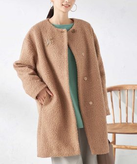 【アー ヴェー ヴェー/a.v.v】のループカーリーコート 人気、トレンドファッション・服の通販 founy(ファニー) ファッション Fashion レディースファッション WOMEN アウター Coat Outerwear コート Coats おすすめ Recommend ループ Loop エレガント 上品 Elegant 再入荷 Restock/Back In Stock/Re Arrival |ID:prp329100004203425