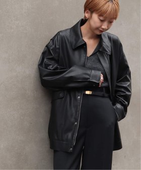 【プラージュ/Plage】のLeather Like ブルゾン 人気、トレンドファッション・服の通販 founy(ファニー) ファッション Fashion レディースファッション WOMEN アウター Coat Outerwear ブルゾン Blouson/Jackets バランス Balance フェイクレザー Faux Leather フラップ Flap ブルゾン Blouson ポケット Pocket |ID:prp329100004203426