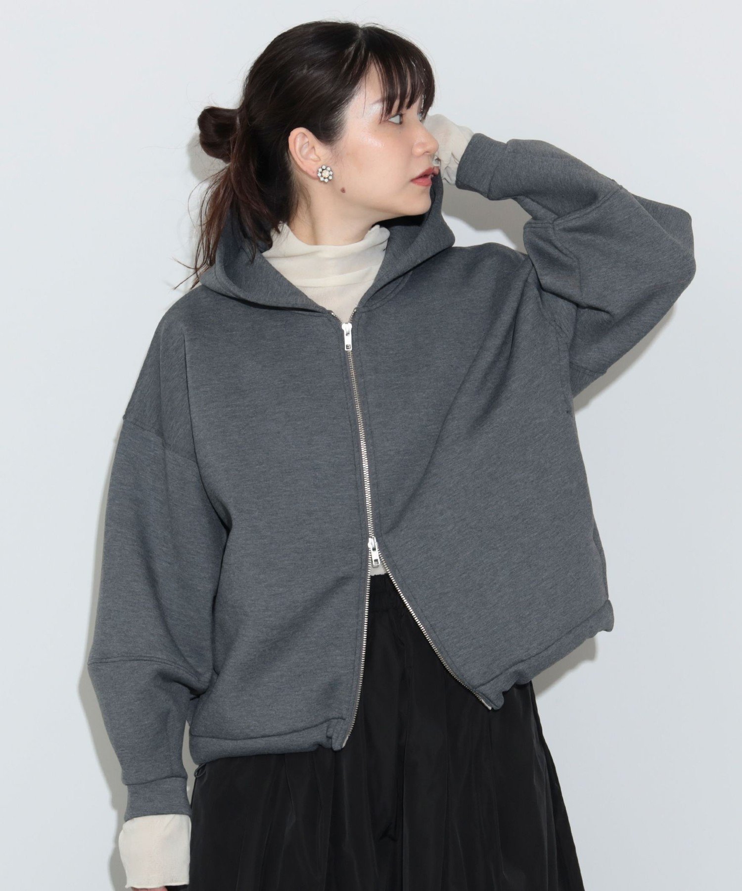 【ビームス ハート/BEAMS HEART】のジップ パーカー ブルゾン 人気、トレンドファッション・服の通販 founy(ファニー) 　ファッション　Fashion　レディースファッション　WOMEN　アウター　Coat Outerwear　ブルゾン　Blouson/Jackets　トップス・カットソー　Tops/Tshirt　パーカ　Sweats　インナー　Inner　ジップ　Zip　スリーブ　Sleeve　トレンド　Trend　ドローストリング　Drawstring　パーカー　Hoodie　ブルゾン　Blouson　定番　Standard　 other-1|ID: prp329100004203431 ipo3291000000029442550