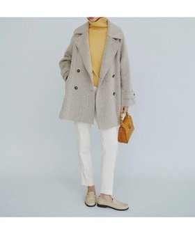 【ストロベリーフィールズ/STRAWBERRY FIELDS】のシャギーミドル丈ダブルコート 人気、トレンドファッション・服の通販 founy(ファニー) ファッション Fashion レディースファッション WOMEN アウター Coat Outerwear コート Coats ダブル Double |ID:prp329100004203486