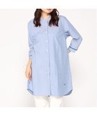 【クロコダイル/CROCODILE】のCROCODILE LADIES/シャンブレー バンドカラーチュニック 人気、トレンドファッション・服の通販 founy(ファニー) ファッション Fashion レディースファッション WOMEN トップス・カットソー Tops/Tshirt カフス Cuffs シャンブレー Chambray ダンガリー Dungarees チュニック Tunic 水玉 Polka Dots 無地 Plain Color thumbnail サックス|ID: prp329100004203493 ipo3291000000029121814