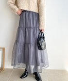 【ローリーズファーム/LOWRYS FARM】のチュールティアードスカート 人気、トレンドファッション・服の通販 founy(ファニー) ファッション Fashion レディースファッション WOMEN スカート Skirt ティアードスカート Tiered Skirts A/W・秋冬 Aw・Autumn/Winter・Fw・Fall-Winter おすすめ Recommend スキニー Skinny バランス Balance ペチコート Petticoat 人気 Popularity 冬 Winter thumbnail グレー15|ID: prp329100004203842 ipo3291000000029124941