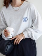 【ディスコート/Discoat】の【WEB限定】エンブレムワンポイント刺繍ロングTシャツ 人気、トレンドファッション・服の通販 founy(ファニー) ファッション Fashion レディースファッション WOMEN トップス・カットソー Tops/Tshirt シャツ/ブラウス Shirts/Blouses ロング / Tシャツ T-Shirts おすすめ Recommend インナー Inner キャミワンピース Cami Dress シンプル Simple スウェット Sweat スリーブ Sleeve ダウン Down ビッグ Big ミリタリー Military メンズ Mens ロング Long ワイド Wide ワンポイント One Point 人気 Popularity 定番 Standard 無地 Plain Color thumbnail ライトベージュ|ID: prp329100004203848 ipo3291000000029125006