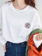 【ディスコート/Discoat】の【WEB限定】エンブレムワンポイント刺繍ロングTシャツ 人気、トレンドファッション・服の通販 founy(ファニー) ファッション Fashion レディースファッション WOMEN トップス・カットソー Tops/Tshirt シャツ/ブラウス Shirts/Blouses ロング / Tシャツ T-Shirts おすすめ Recommend インナー Inner キャミワンピース Cami Dress シンプル Simple スウェット Sweat スリーブ Sleeve ダウン Down ビッグ Big ミリタリー Military メンズ Mens ロング Long ワイド Wide ワンポイント One Point 人気 Popularity 定番 Standard 無地 Plain Color thumbnail オフホワイト|ID: prp329100004203848 ipo3291000000029125007