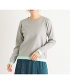 【ローラアシュレイ/LAURA ASHLEY】の【バイカラー】プルオーバーニット グレー|ID: prp329100004203901 ipo3291000000029188360