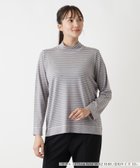 【レリアンプラスハウス/Leilian PLUS HOUSE】のボーダー柄カットソー 人気、トレンドファッション・服の通販 founy(ファニー) ファッション Fashion レディースファッション WOMEN トップス・カットソー Tops/Tshirt カットソー Cut and Sewn カットソー Cut And Sew シンプル Simple ボーダー Border リラックス Relax thumbnail ローズピンク|ID: prp329100004203913 ipo3291000000029188451