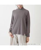 【レリアンプラスハウス/Leilian PLUS HOUSE】のカットソー【MUSE BY ROCHAS Premiere】 人気、トレンドファッション・服の通販 founy(ファニー) ファッション Fashion レディースファッション WOMEN トップス・カットソー Tops/Tshirt カットソー Cut and Sewn インナー Inner カットソー Cut And Sew ボーダー Border thumbnail ピンク|ID: prp329100004203918 ipo3291000000029188493