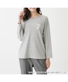 【レリアンプラスハウス/Leilian PLUS HOUSE】のカットソー【プラス企画】 人気、トレンドファッション・服の通販 founy(ファニー) ファッション Fashion レディースファッション WOMEN トップス・カットソー Tops/Tshirt カットソー Cut and Sewn カットソー Cut And Sew カーディガン Cardigan ジャケット Jacket ボーダー Border thumbnail グレー|ID: prp329100004203924 ipo3291000000029188535