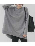 【コカ/COCA】のクルーネックニットチュニック 人気、トレンドファッション・服の通販 founy(ファニー) ファッション Fashion レディースファッション WOMEN トップス・カットソー Tops/Tshirt ニット Knit Tops スリーブ Sleeve チュニック Tunic ポケット Pocket thumbnail Gray|ID: prp329100004204013 ipo3291000000029126206