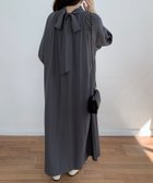 【バナーバレット/Banner Barrett】のバックリボンロングワンピース 人気、トレンドファッション・服の通販 founy(ファニー) ファッション Fashion レディースファッション WOMEN ワンピース Dress 再入荷 Restock/Back In Stock/Re Arrival thumbnail チャコールグレー|ID: prp329100004204360 ipo3291000000029573384