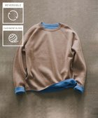 【アダムエロペ /ADAM ET ROPE' / MEN】の《カシミヤブレンド/リバーシブル》ニットプルオーバー / スウェットライク / ユニセックス ベージュ系(28)|ID: prp329100004204395 ipo3291000000029461528