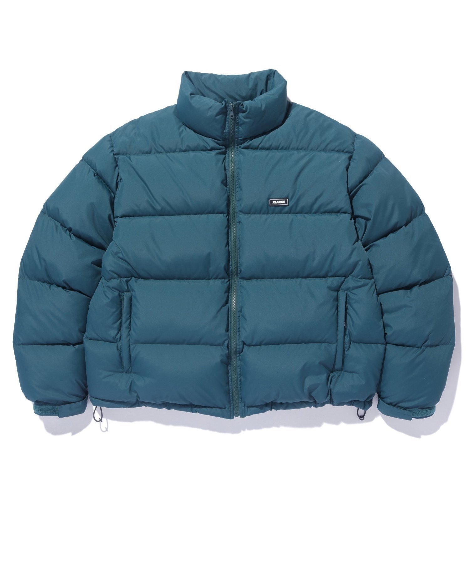 【エクストララージ/XLARGE / MEN】のDOWN JACKET インテリア・キッズ・メンズ・レディースファッション・服の通販 founy(ファニー) 　ファッション　Fashion　メンズファッション　MEN　シンプル　Simple　ジャケット　Jacket　ダウン　Down　ドローコード　Draw Cord　パッチ　Patch　ヒョウ　Leopard　ベーシック　Basic　ポケット　Pocket　ラバー　Rubber　GREEN|ID: prp329100004204499 ipo3291000000029898278