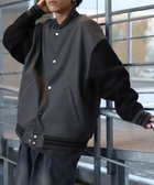 【ジップファイブ/ZIP FIVE】のウールライクスタジャン 人気、トレンドファッション・服の通販 founy(ファニー) ファッション Fashion レディースファッション WOMEN インナー Inner ウォーム Worm シンプル Simple スウェット Sweat トレンド Trend ミックス Mix thumbnail CHARCOAL×BLACK|ID: prp329100004204551 ipo3291000000029210045