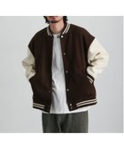 【ジップファイブ/ZIP FIVE】のウールライクスタジャン 人気、トレンドファッション・服の通販 founy(ファニー) ファッション Fashion レディースファッション WOMEN インナー Inner ウォーム Worm シンプル Simple スウェット Sweat トレンド Trend ミックス Mix thumbnail BROWN×IVORY|ID: prp329100004204551 ipo3291000000029210050